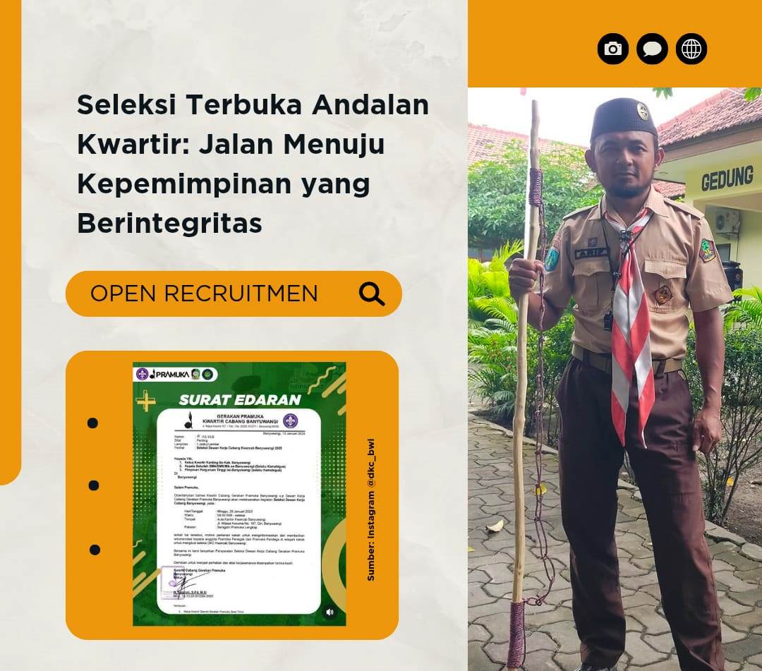 Seleksi Terbuka Andalan Kwartir: Jalan Menuju Kepemimpinan yang…