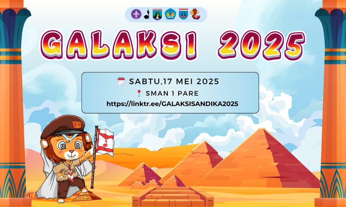 Pramuka SMA Negeri 1 Pare Kediri Selenggarakan Galaksi, Ajang Kompetisi Produktif Bagi Pramuka Penggalang