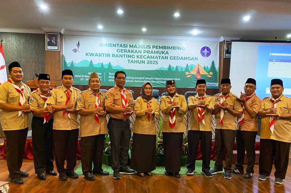 Tingkatkan Kolaborasi dan Perkuat Peran Majelis Pembimbing, Kwarran Gedangan Gelar Orientasi Mabi