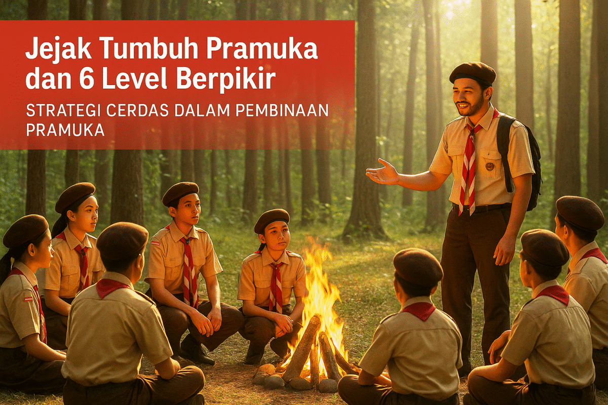 Jejak Tumbuh Pramuka dan 6 Level Berpikir: Strategi Cerdas dalam Pembinaan Pramuka