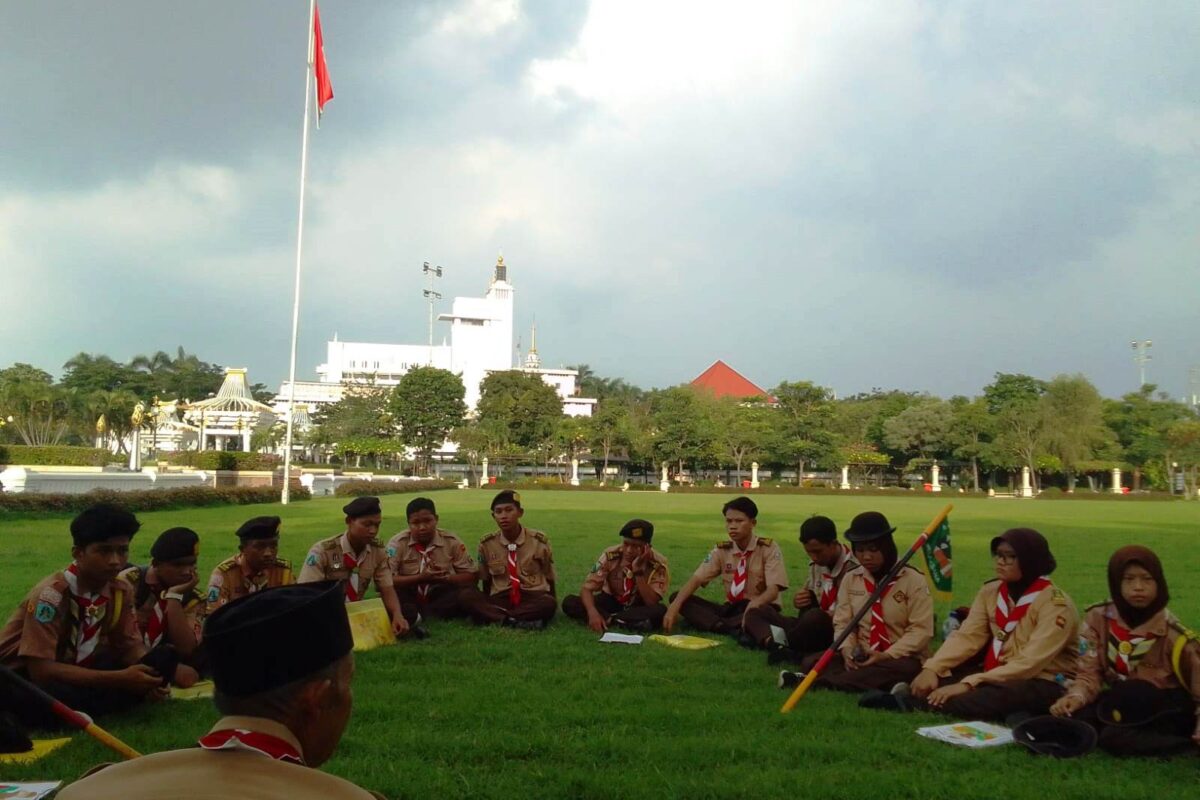 Latihan Gabungan Penegak se-Jawa Timur Di Tugu Pahlawan: Satukan Semangat Nasionalisme Persaudaraan