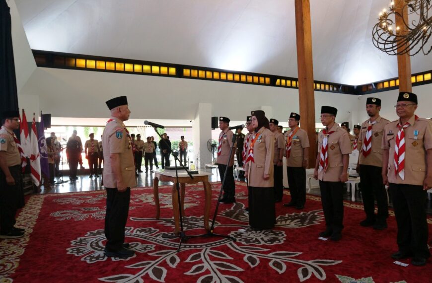 Resmi Dilantik, Kepengurusan Pramuka Banyuwangi Siap Jawab Tantangan Zaman