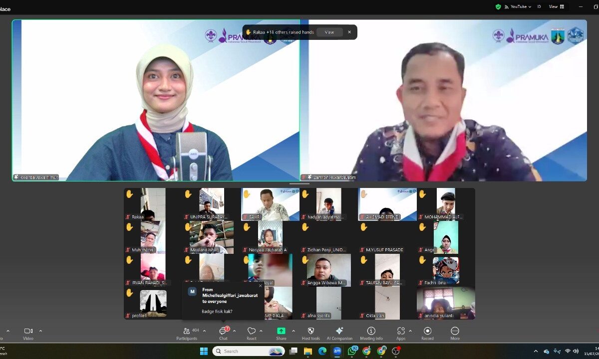 Kwarda Jatim Gelar Pelatihan Pramuka Jurnalis 2025, Diikuti 1.020 Peserta Se-Indonesia