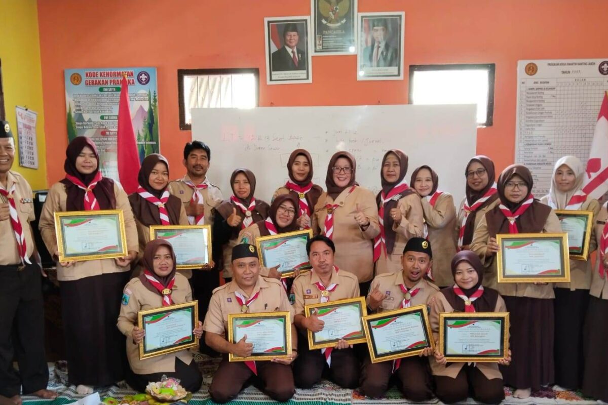 Peringati Hari Pramuka ke-64, Kwarran Jabon Gelar Rangkaian Kegiatan Meriah