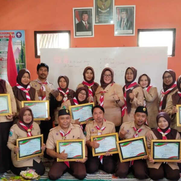 Peringati Hari Pramuka ke-64, Kwarran Jabon Gelar Rangkaian…