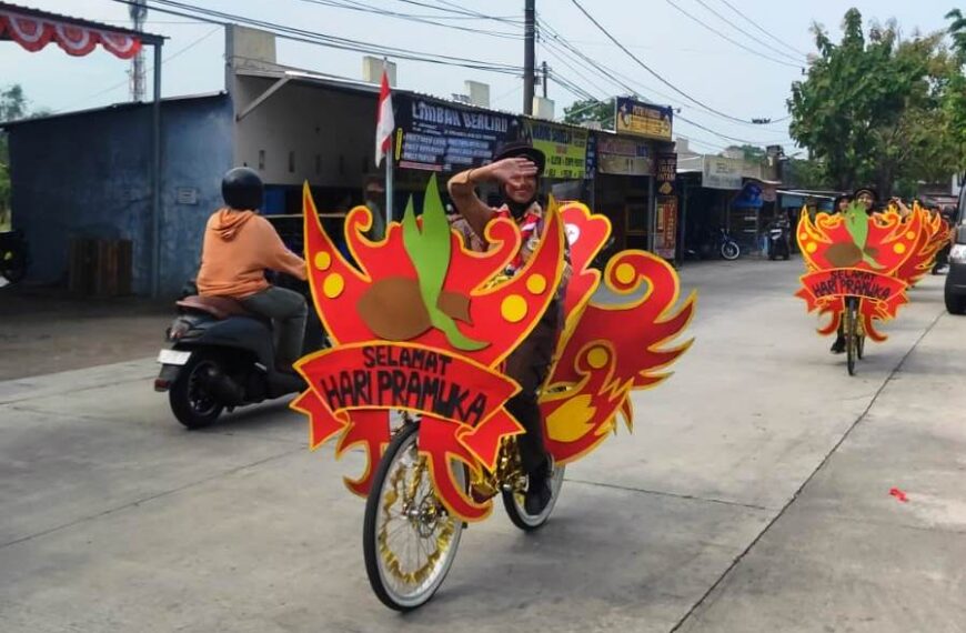 Rally Sepeda Pramuka Kwarran Krian 2025: Sehat, Kompak, dan Siap Bangun Bangsa