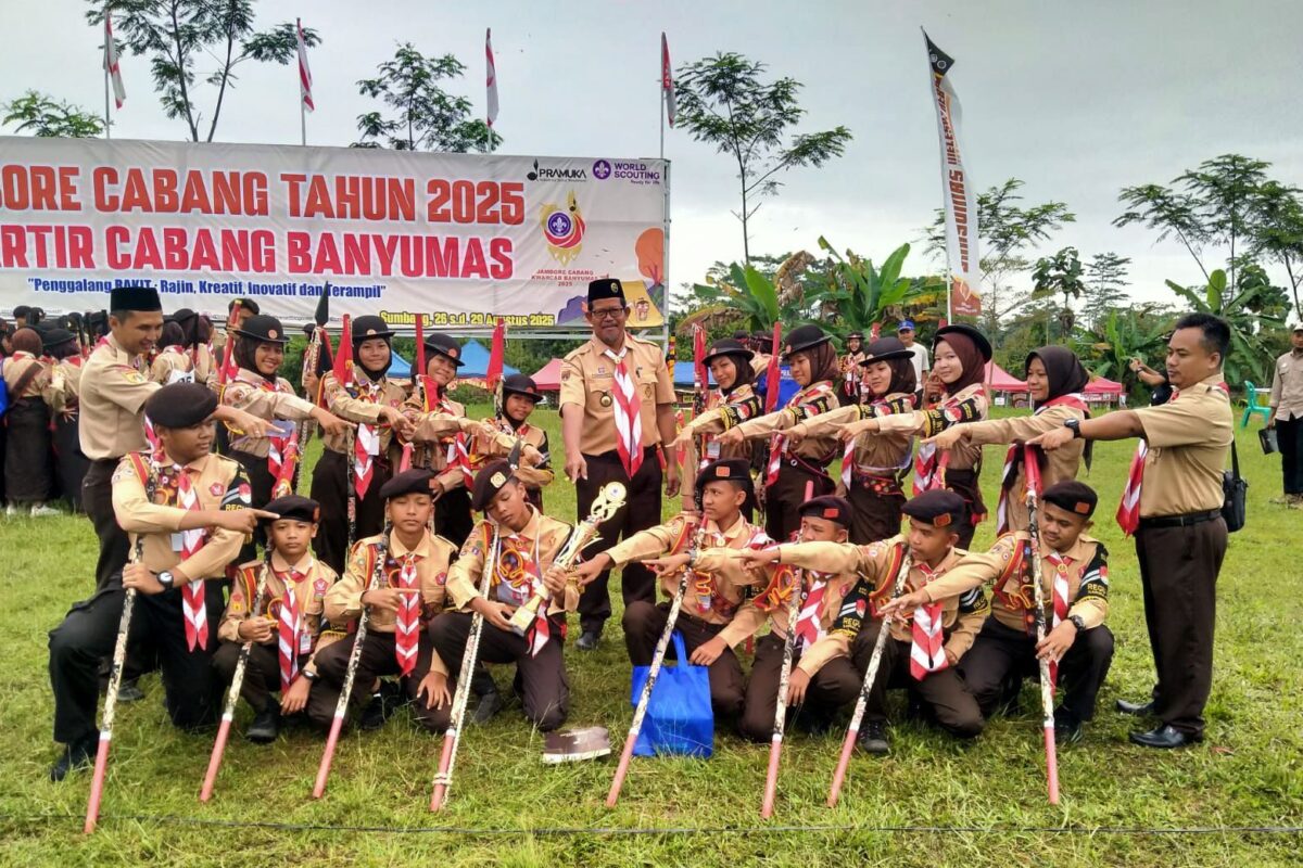 Kwarran Purwojati Berkiprah di Jambore Cabang Banyumas 2025: Semangat, Kebersamaan, dan Prestasi