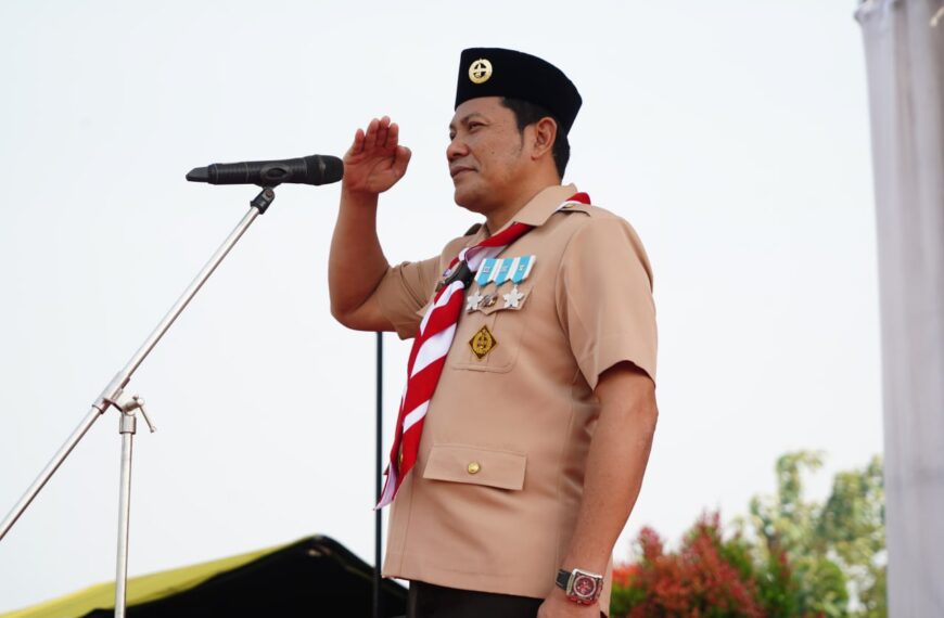 Bupati Sidoarjo Pimpin Upacara Hari Pramuka ke-64 Tahun 2025 dan Buka Jambore Cabang Sidoarjo Dengan Sangat Meriah