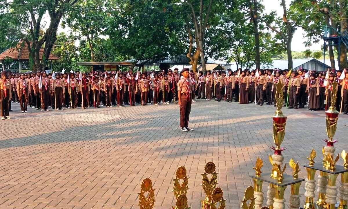 Pramuka Kwarran Jabon Gelar Lomba Tingkat II, Bangun Semangat Mandiri dan Kompetitif