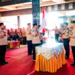 Ketua Kwarda Jatim Lantik Bupati Nganjuk Sebagai Kamabicab Pramuka
