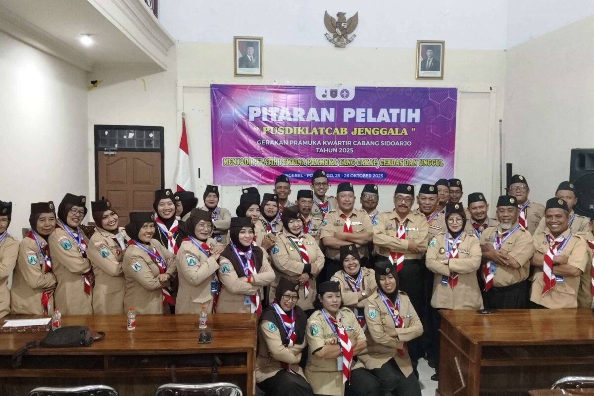 Wujudkan Pelatih Pembina Pramuka Sidoarjo yang Cakap, Cerdas, dan Unggul Melalui Pitaran Pelatih