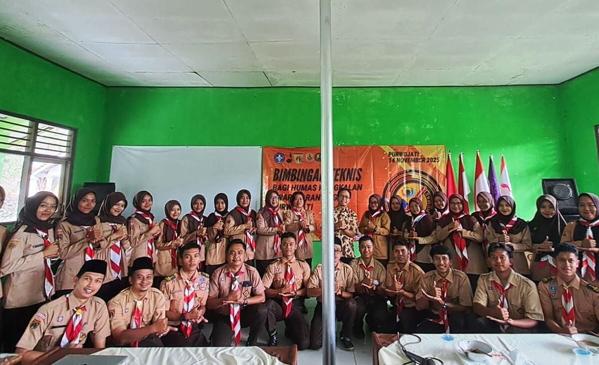 Bimbingan Teknis Kehumasan Kwarran Purwojati 2025: Penguatan Kompetensi Publikasi untuk Pembina Pramuka