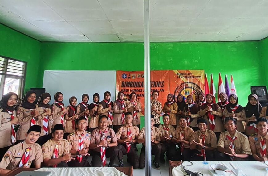 Bimbingan Teknis Kehumasan Kwarran Purwojati 2025: Penguatan Kompetensi Publikasi untuk Pembina Pramuka