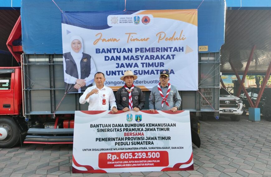 Kwarda Jawa Timur Salurkan Dana Bumbung Kemanusiaan Rp605,2&hellip;