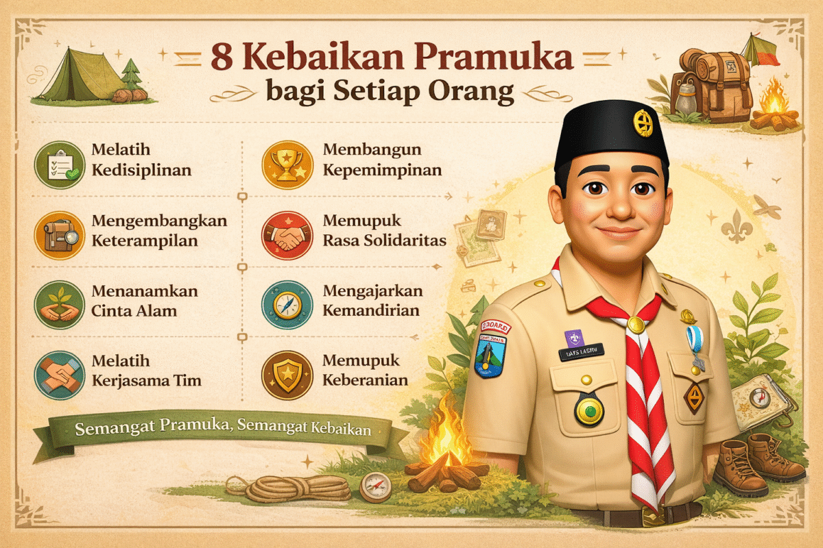 8 Kebaikan Pramuka bagi Setiap Orang, Pelajaran Hidup dari Seragam Cokelat yang Tak Lekang oleh Zaman