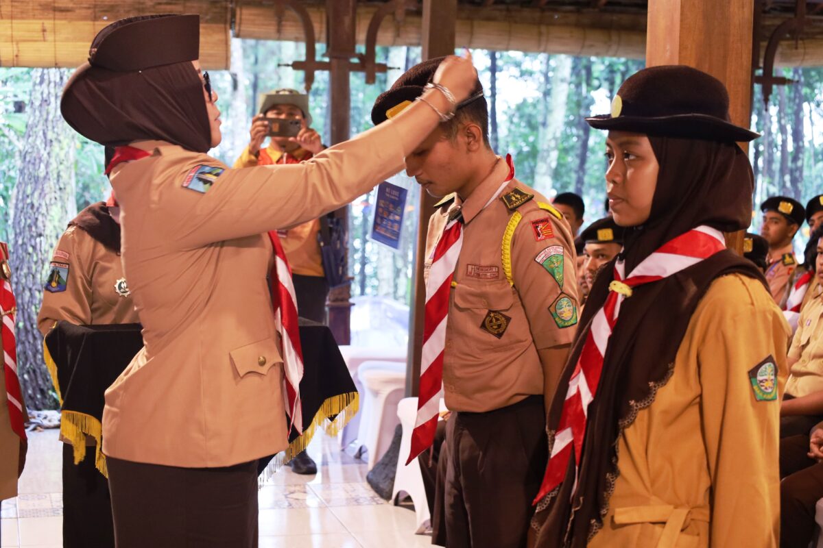 Ikuti Kemah Hijau Saka Kalpataru, Utusan Sidoarjo diwakili oleh Penegak SMK Nusantara Porong