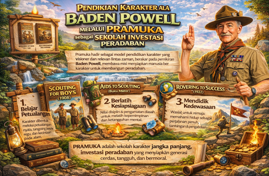 Pendidikan Karakter ala Baden-Powell Melalui Pramuka sebagai Sekolah…