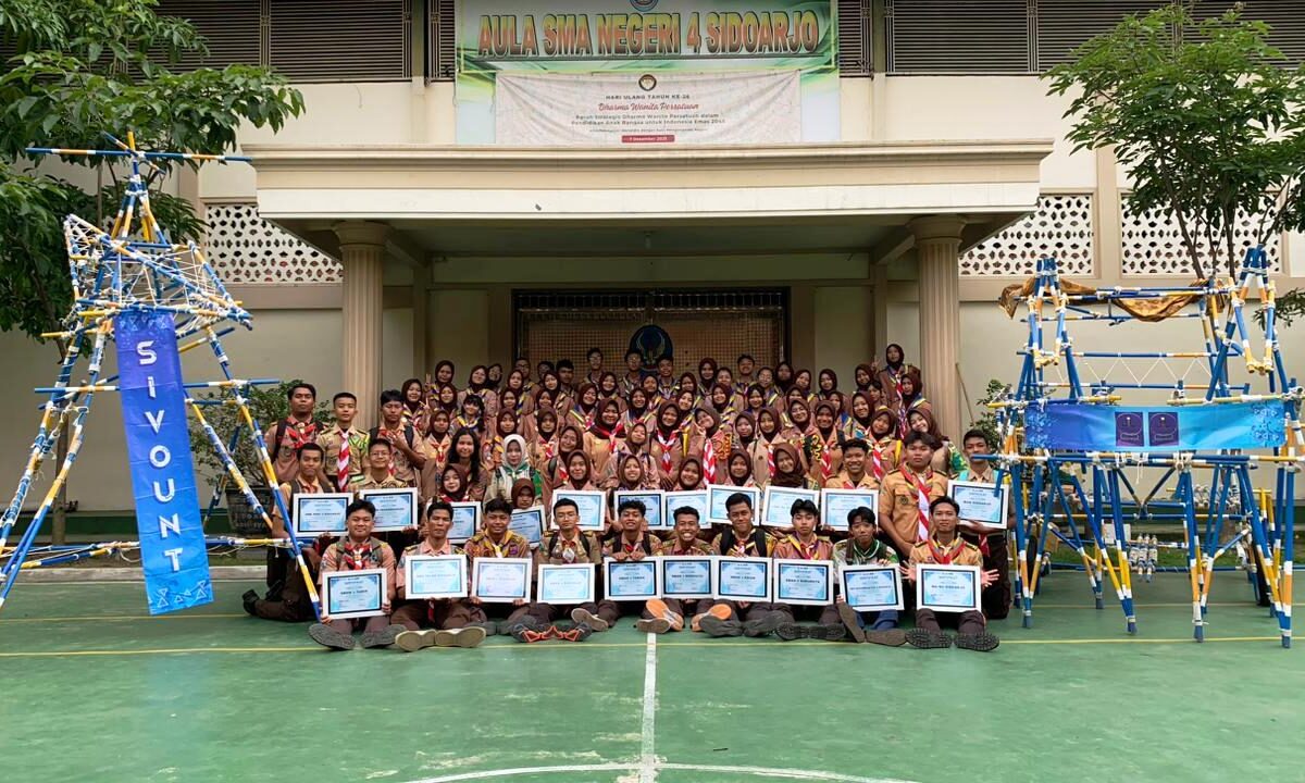 Bangkitkan Semangat Kolaborasi, Anjangsana Pramuka SMANIVDA Perkuat Jejaring Penegak Sidoarjo–Surabaya