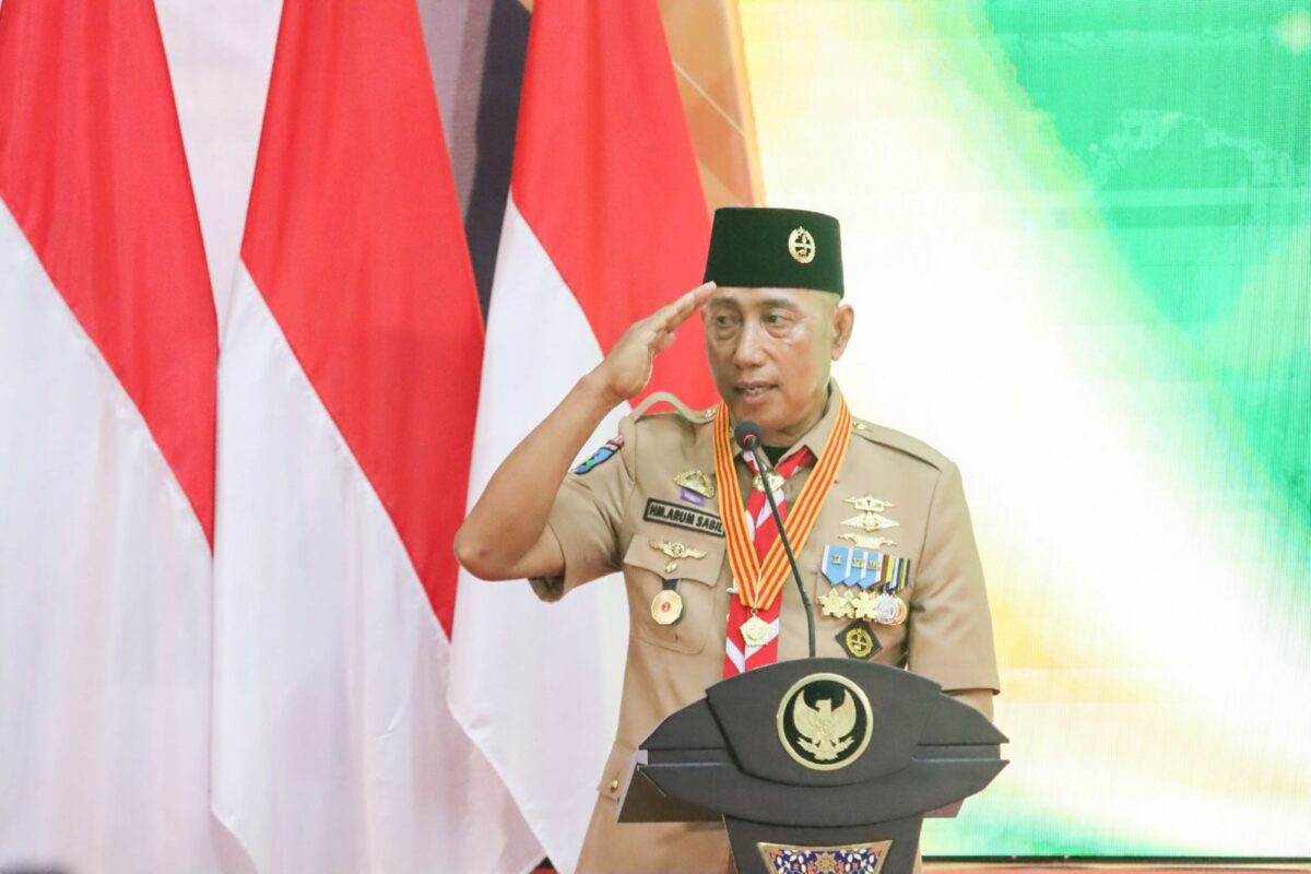 Kak Arum Sabil Tegaskan Komitmen Pengabdian dan Apresiasi Dukungan Khofifah pada Pelantikan Kwarda Jatim 2025–2030,