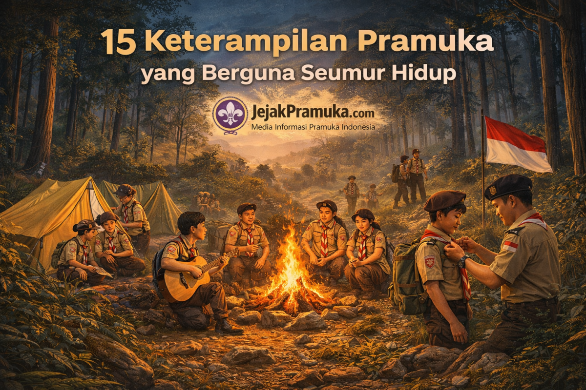 15 Keterampilan Pramuka yang Berguna Seumur Hidup