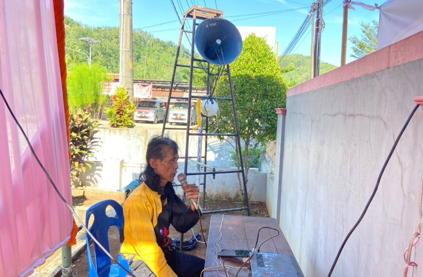 Dedikasi Tanpa Batas, Kak Masrur Tetap Aktif di Posko APP KBL Kwarran Purwojati