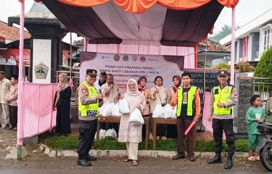 Kapolsek Purwojati Lakukan Kunjungan dan Monitoring Posko APP KBL Kwarran Purwojati