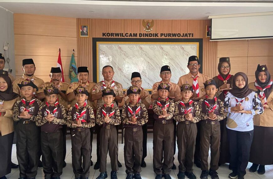 Semangat Menggema! Kontingen Pesta Siaga Kwarran Purwojati Resmi Dilepas ke Tingkat Kwarcab Banyumas