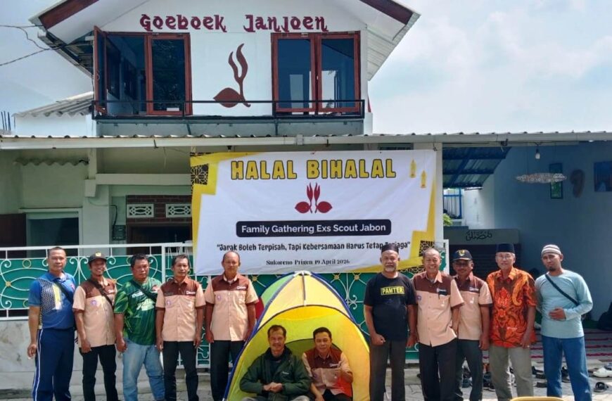 Temu Kangen Scout Jabon, Jarak boleh jauh,tapi kebersamaan tetap terjaga