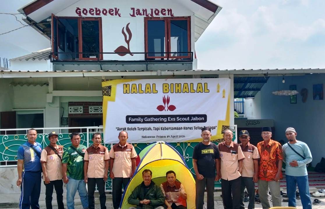 Temu Kangen Scout Jabon, Jarak boleh jauh,tapi kebersamaan tetap terjaga