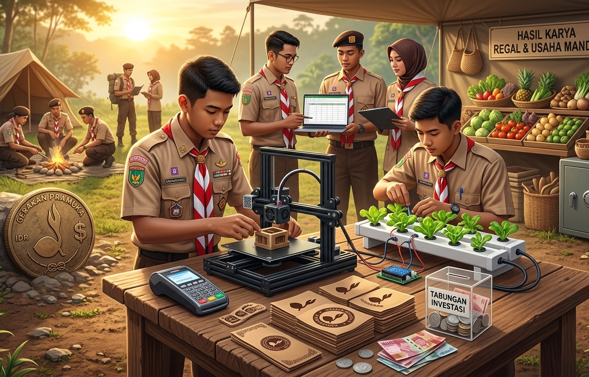 Pramuka dan Kecerdasan Finansial, Saatnya Menciptakan Uang, Bukan Sekadar Menggunakannya