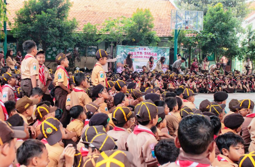 704 Pramuka Siaga Ramaikan Pesta Siaga Kwarran Prambon 2026, Tumbuhkan Ceria dan Karakter Sejak Dini
