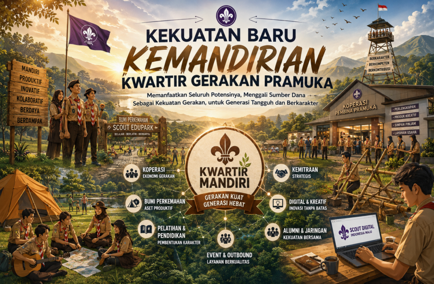 Kekuatan Baru Kemandirian Kwartir, Dari Penyelenggara Kegiatan, Menjadi Pusat Pemberdayaan