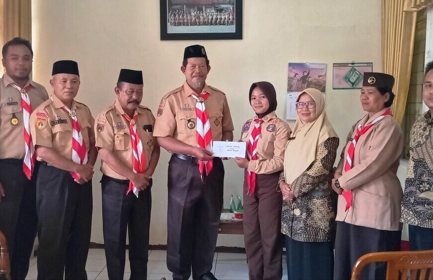 Semangat Menuju Jambore Nasional, Kwarran Purwojati Berikan Dukungan Penuh untuk Wangsit Dewi Kalyca
