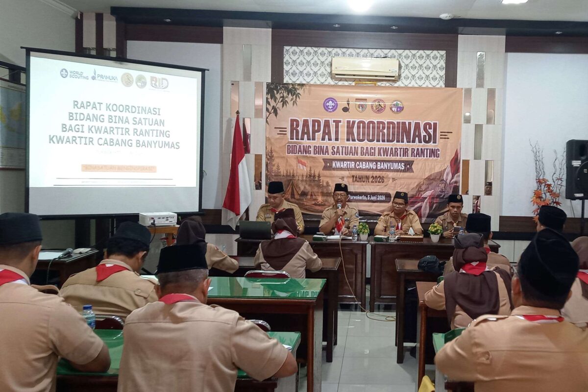 Kwarran Purwojati Ikuti Rapat Koordinasi Bidang Bina Satuan Kwarcab Banyumas Tahun 2026